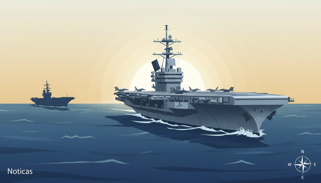 USS George Washington llega al Medio Oriente para relevar al USS Abraham Lincoln