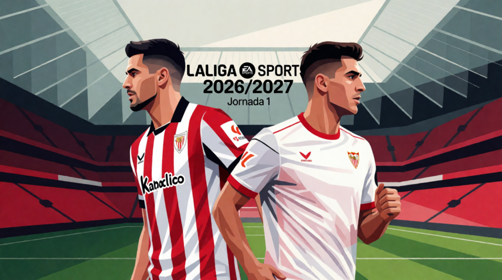 Previa del Athletic Club vs Sevilla FC por la Jornada 1 de LALIGA EA SPORTS 2026/2027