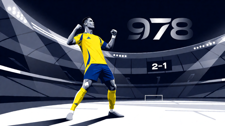 Cristiano Ronaldo alcanza los 978 goles y da la victoria al Al Nassr ante Al Taawon