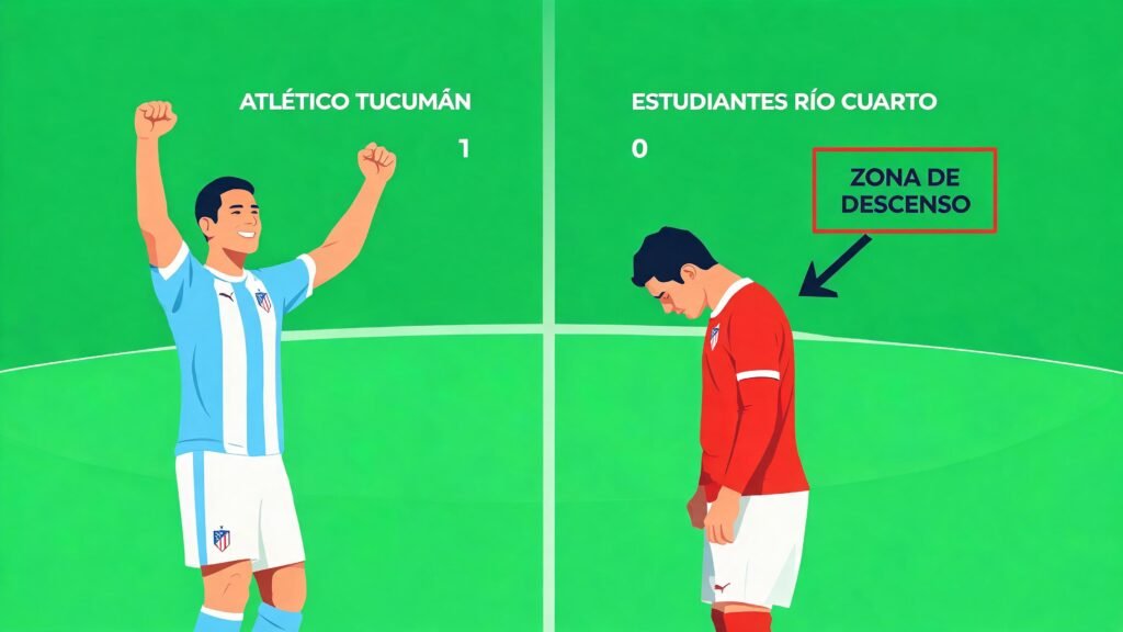 Clausura: Atlético Tucumán ganó y complicó a Estudiantes de Río Cuarto - Los Andes