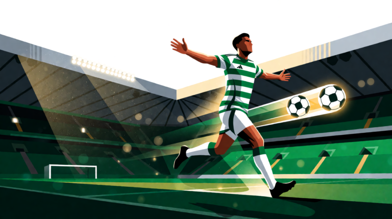 El Celtic prolonga su inicio perfecto con un doblete de Durán ante el Falkirk