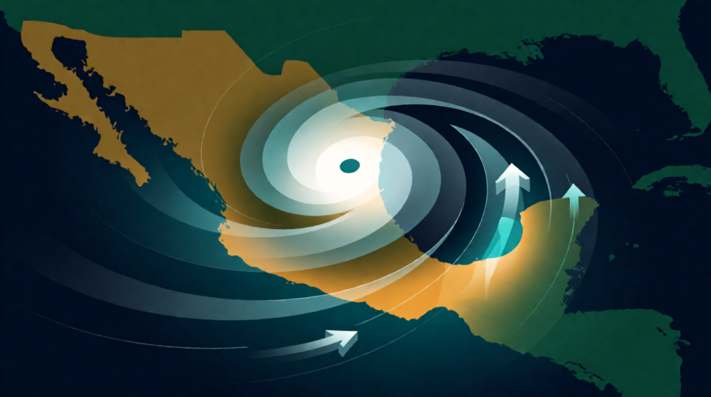 Tormenta Tropical Karina se fortalecerá a huracán categoría 3 frente a México