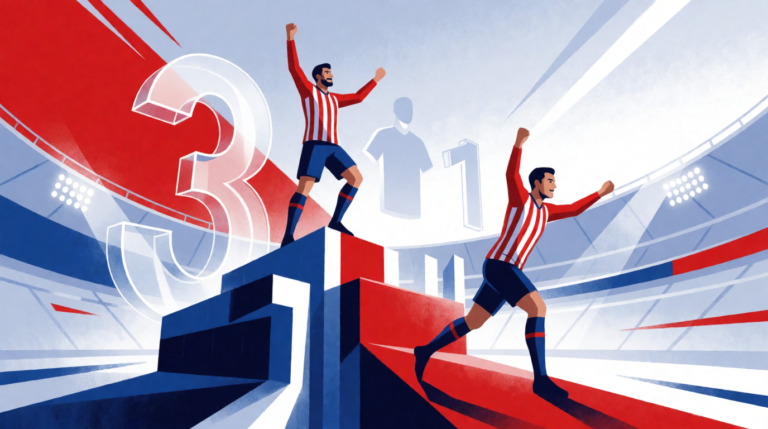 Atlético de Madrid vence al Sevilla 3-1 y asume el liderato de LaLiga sin Julián Álvarez
