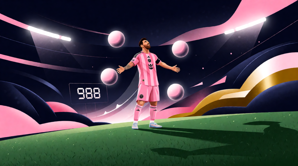 Lionel Messi marca cuatro goles en goleada 7-1 del Inter Miami al Montreal