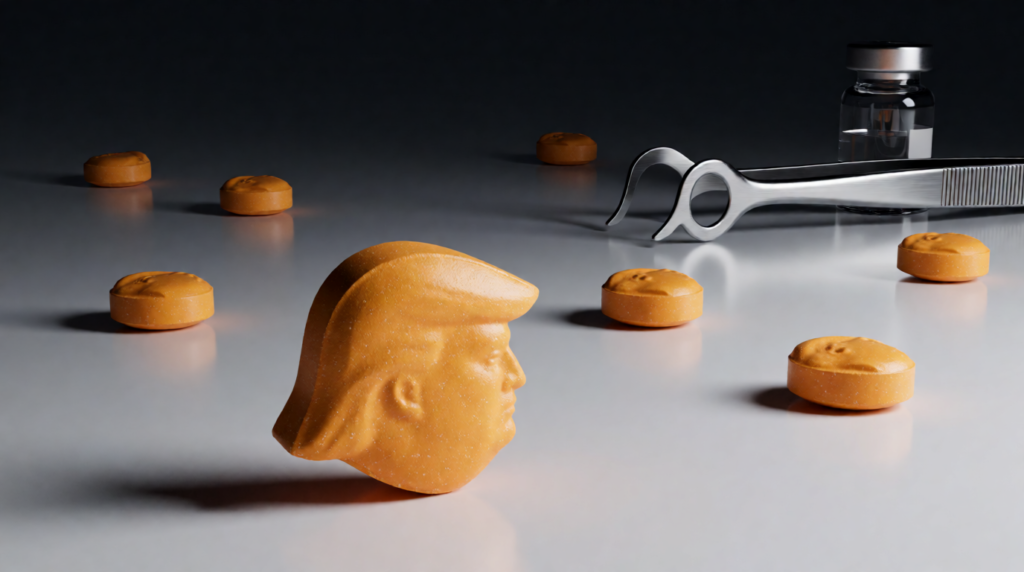 Autoridades emiten alerta roja por pastillas de éxtasis con imagen de Donald Trump que podrían ser letales