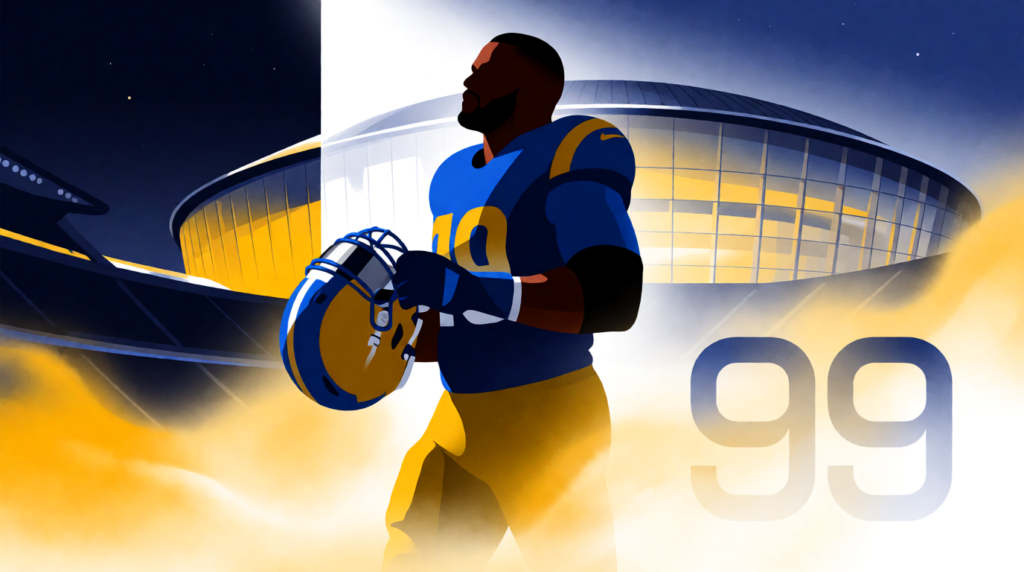 Aaron Donald sale del retiro y regresa a los Rams de la NFL