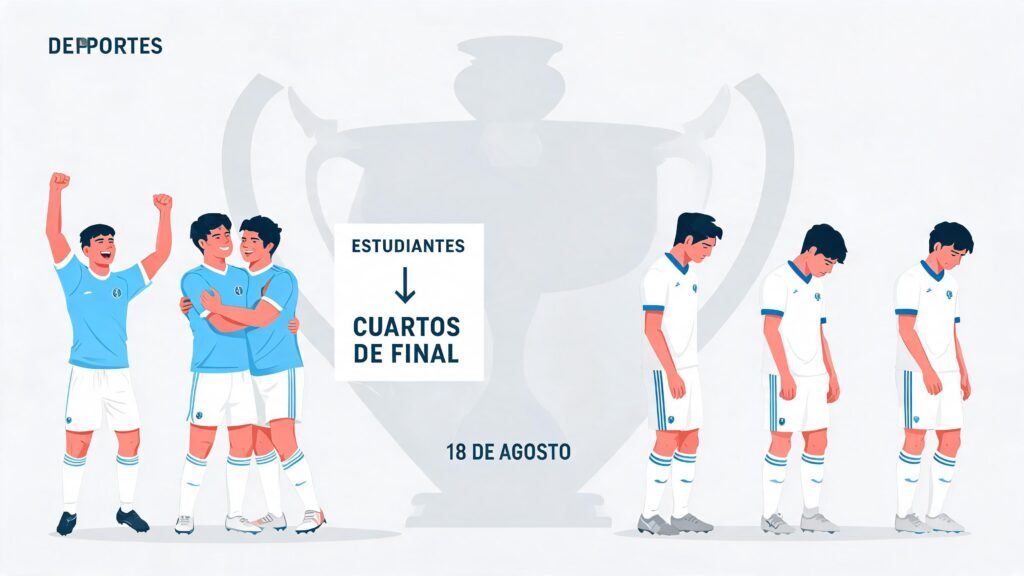Estudiantes goleó a Universidad Católica y avanzó a cuartos de Copa Libertadores