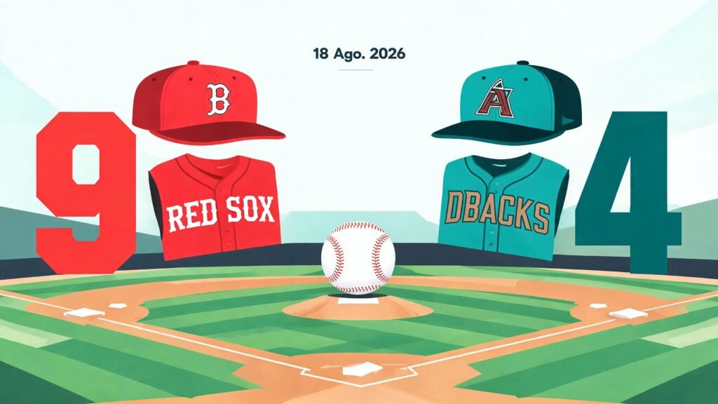 Red Sox 9-4 Diamondbacks: Resumen del partido (18 Ago. 2026) - ESPN México