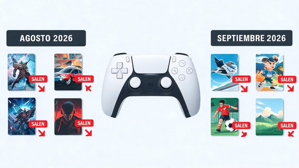 PlayStation anuncia cambios en el catálogo de PS Plus para finales de agosto y septiembre de 2026