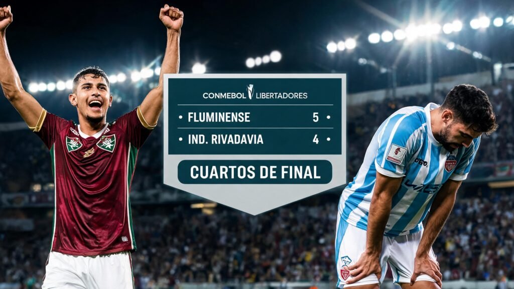 Fluminense avanza a cuartos de la Libertadores tras vencer a Independiente Rivadavia en penales