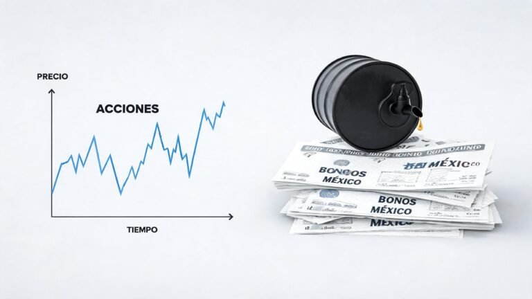 Acciones fluctúan por presión del petróleo sobre bonos en México