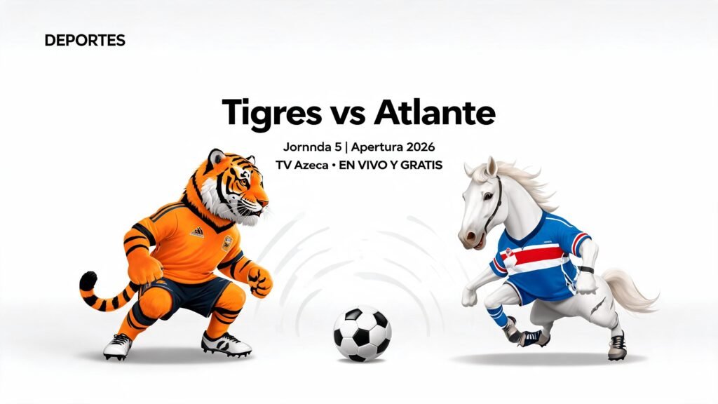 TV Azteca transmitirá Tigres vs Atlante gratis Jornada 5