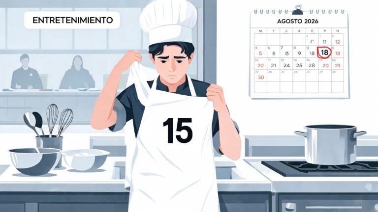 Eliminado el quinceavo concursante de MasterChef 24/7 el 18 de agosto