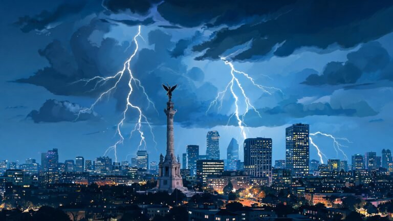 Tormenta eléctrica azota la CDMX el martes 18 de agosto