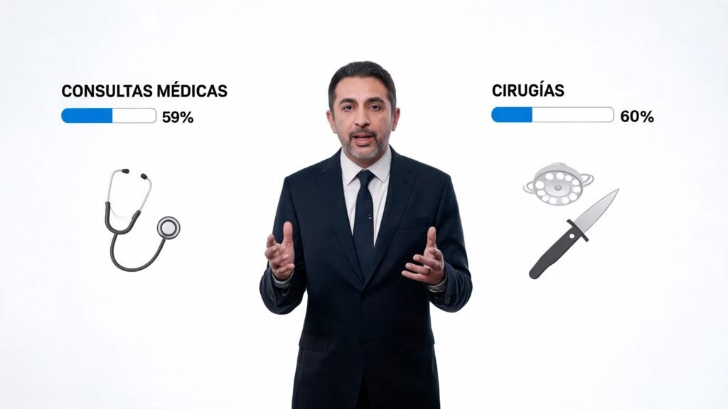 ISSSTE reporta avance del 60% en cirugías y 59% en consultas durante 2026