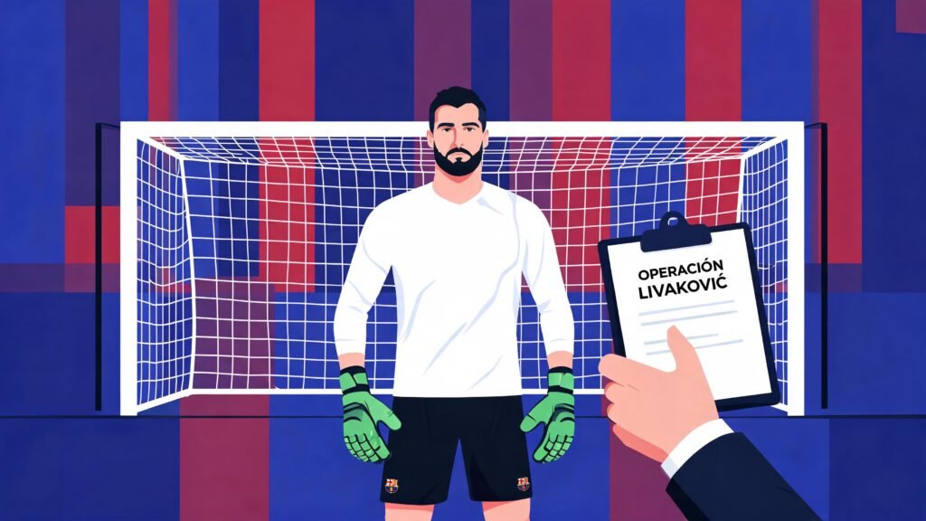 El Barça evalúa al portero Livakovic como opción para la portería