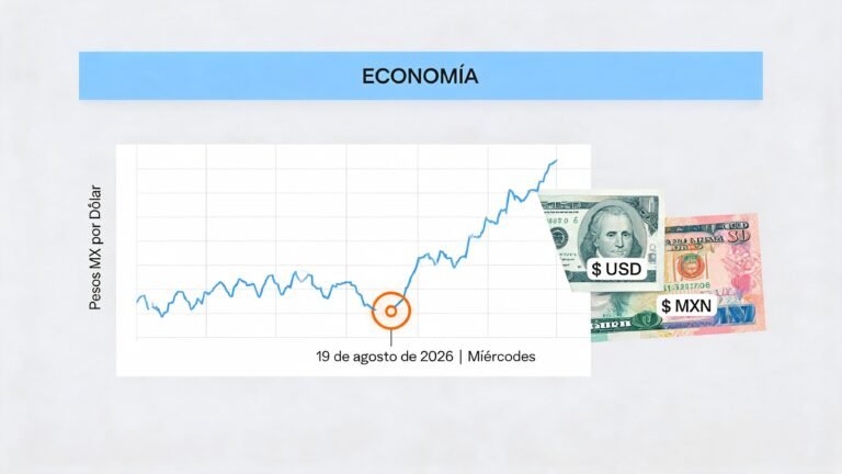 Precio del dólar en México: análisis del tipo de cambio del 19 de agosto de 2026