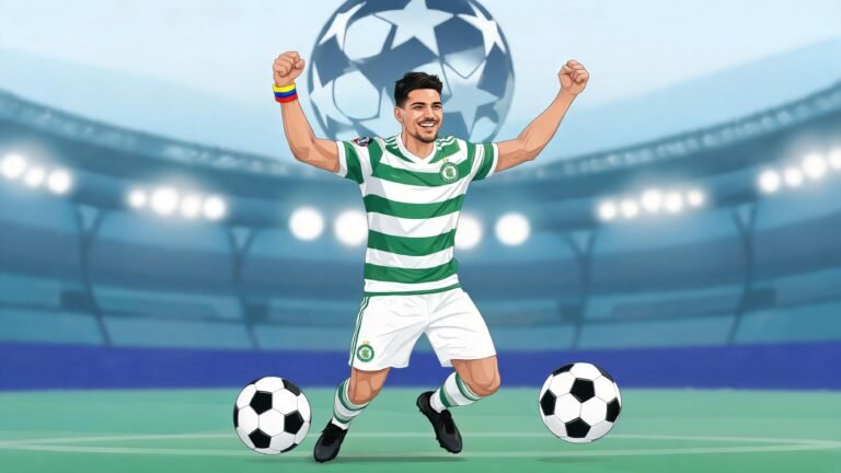Camilo Durán anota doblete con Celtic en fase previa de Champions League