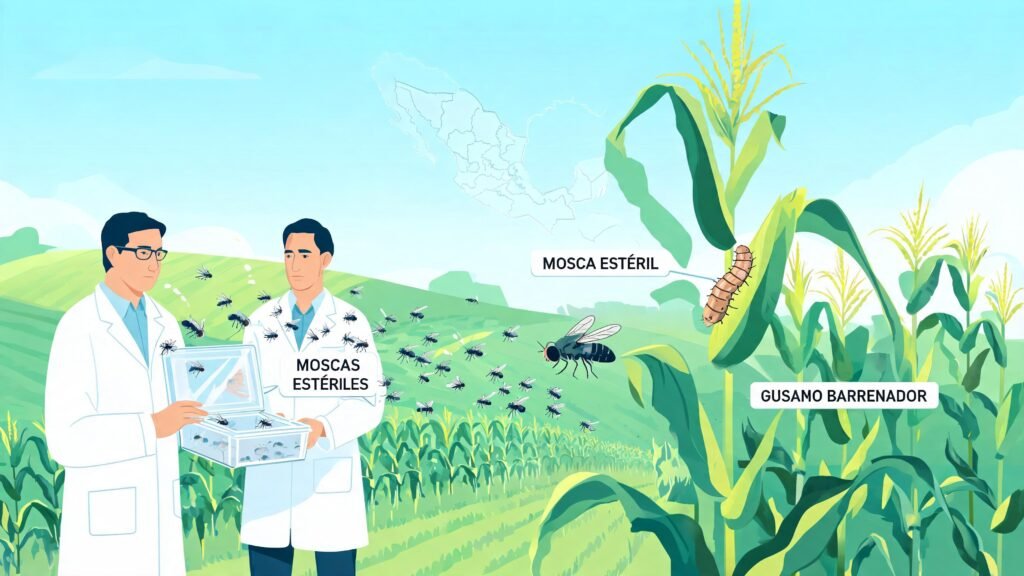Mosca estéril contra gusano barrenador: Querétaro planea su liberación