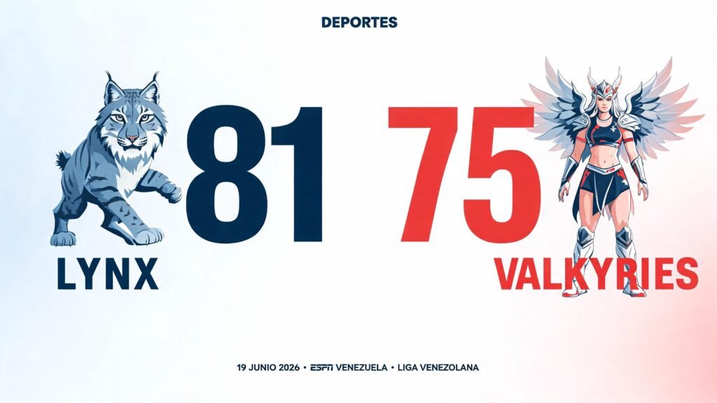 Lynx vence a Valkyries por 81-75 en partido de la liga venezolana