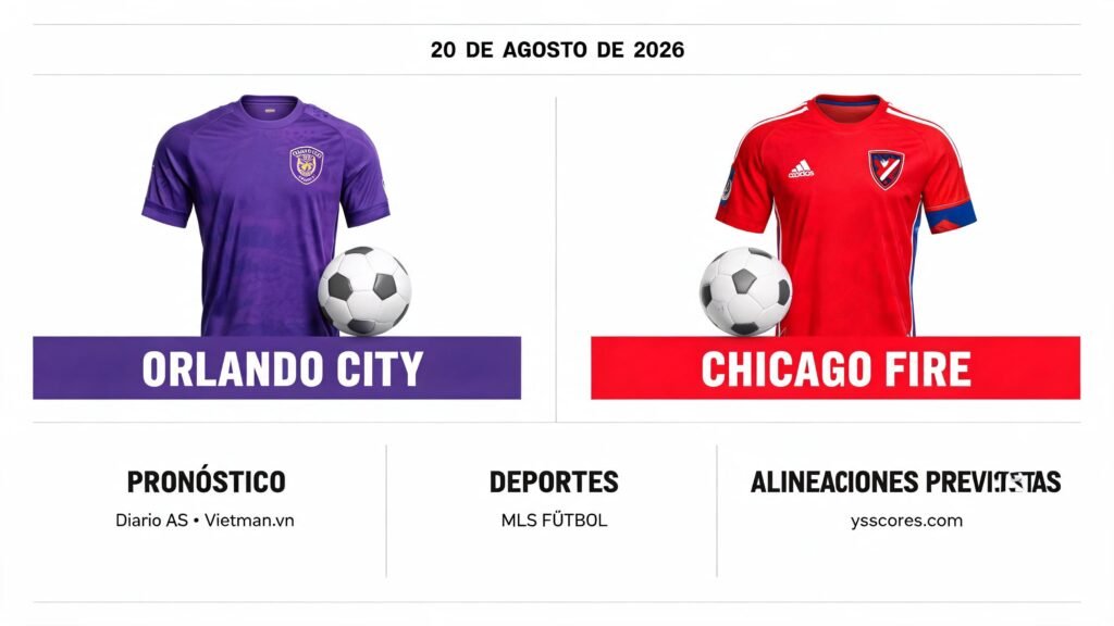 Orlando City enfrenta a Chicago Fire: pronóstico y alineaciones previstas
