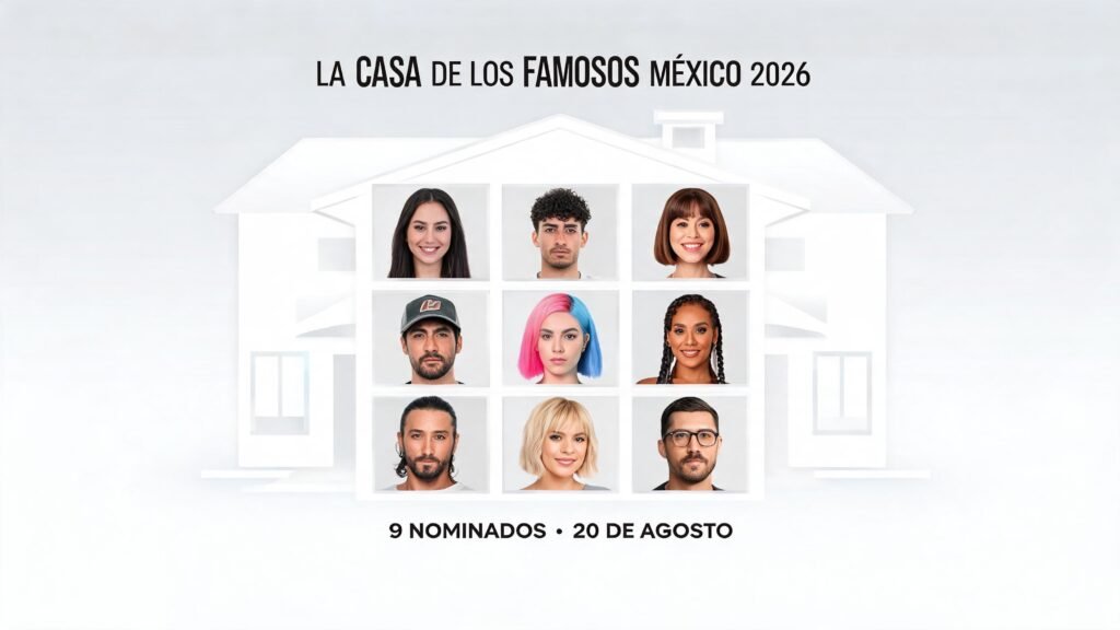 Nominados de La Casa de los Famosos México 2026 revelados