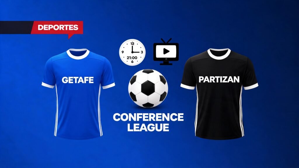 Getafe vs Partizan: horario y dónde ver el partido de la Conference League hoy